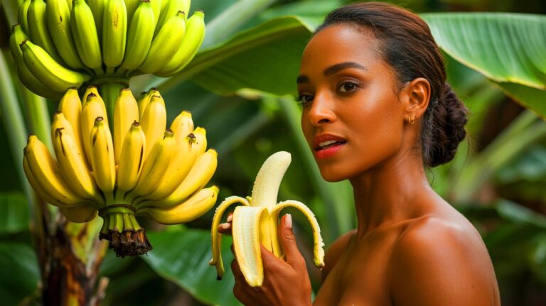 Illustration des bienfaits de la peau de banane pour la beauté naturelle (généré par IA). Credit: Ideogram.