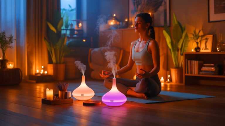 Illustration d'un rituel du soir relaxant pour se libérer du stress (généré par IA). Credit: Ideogram.