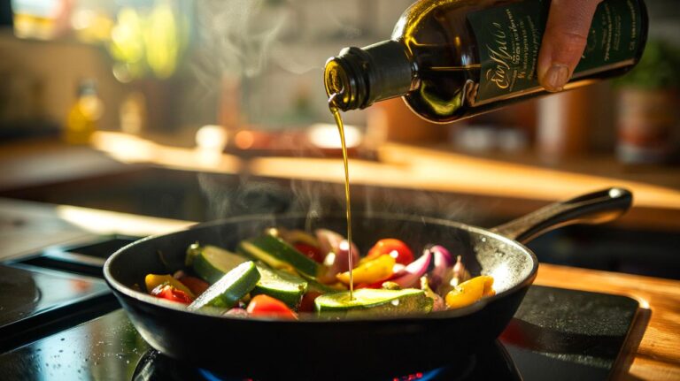 Illustration de l’huile d’olive, la meilleure huile pour la cuisson selon les experts