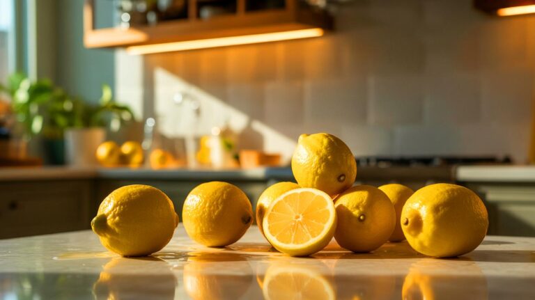 Illustration de l'utilisation du citron comme nettoyant naturel dans la maison (généré par IA). Credit: Ideogram.